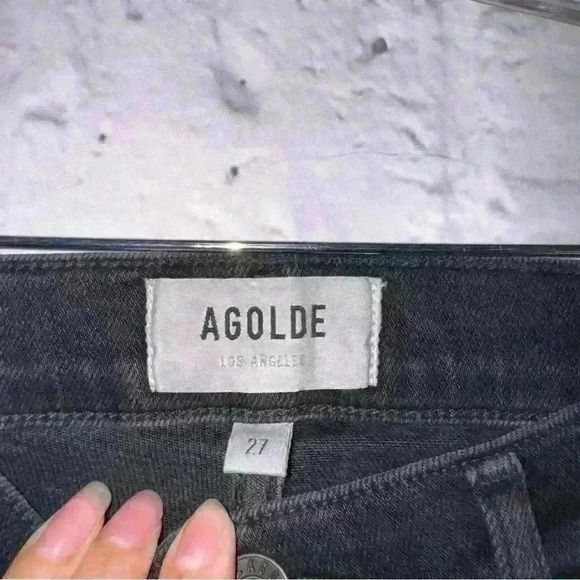 AGOLDE Skinny Jeans light wash 27 - Picture 3 of 3